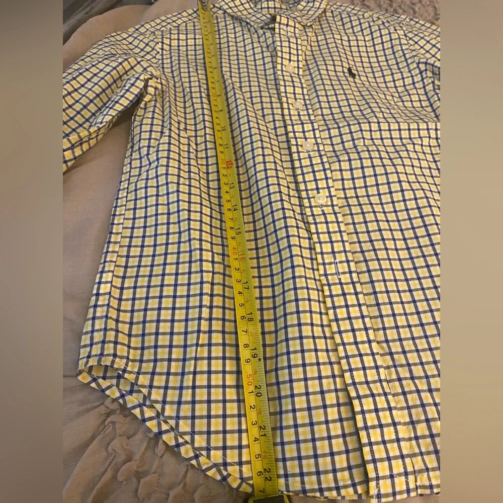 RALPH LAUREN Boys Long Sleeve Plaid Shirt Sz 8